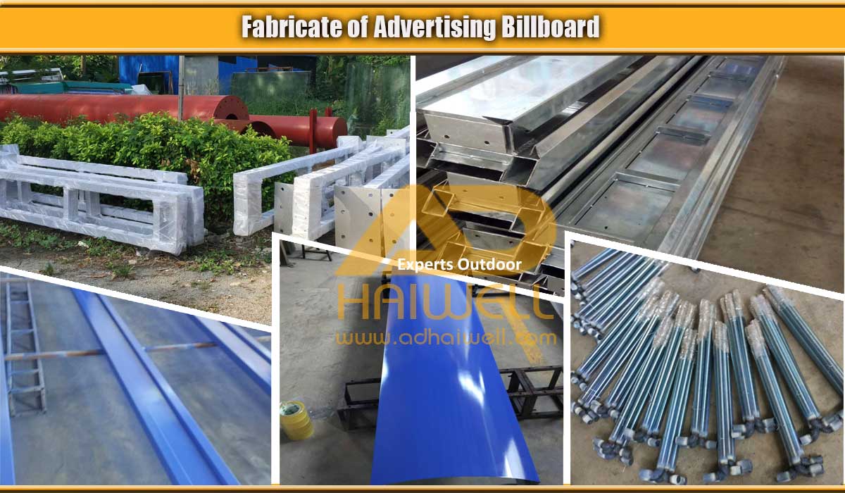Fabricate-of-Advertising-Billboard-structure-from-Adhaiwell Изготовление рекламной конструкции рекламного щита от Adhaiwell