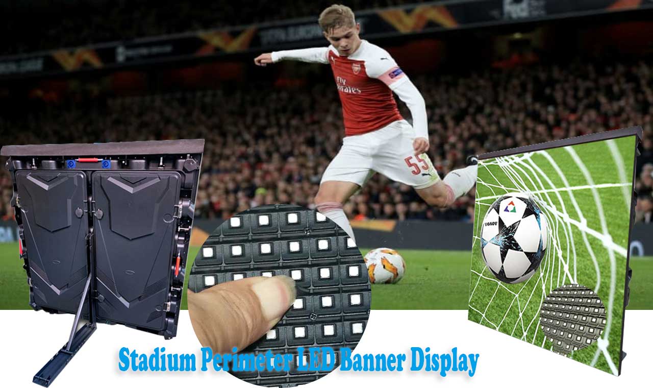 Football Stadium Perimeter Led Screen Display Светодиодный экран по периметру футбольного стадиона