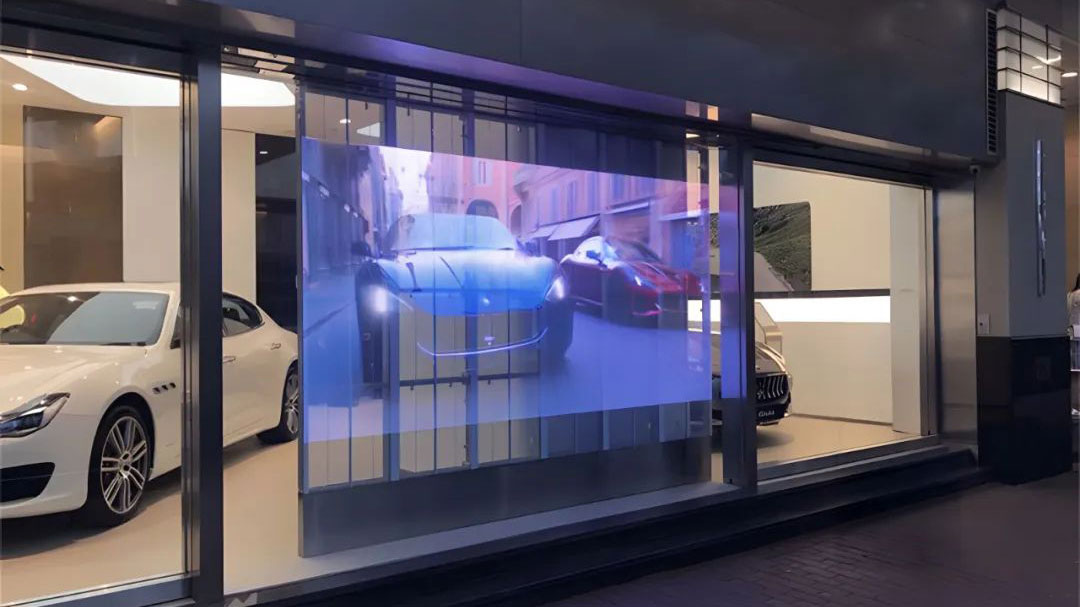 Retail Transparent LED Displays Розничные прозрачные светодиодные дисплеи