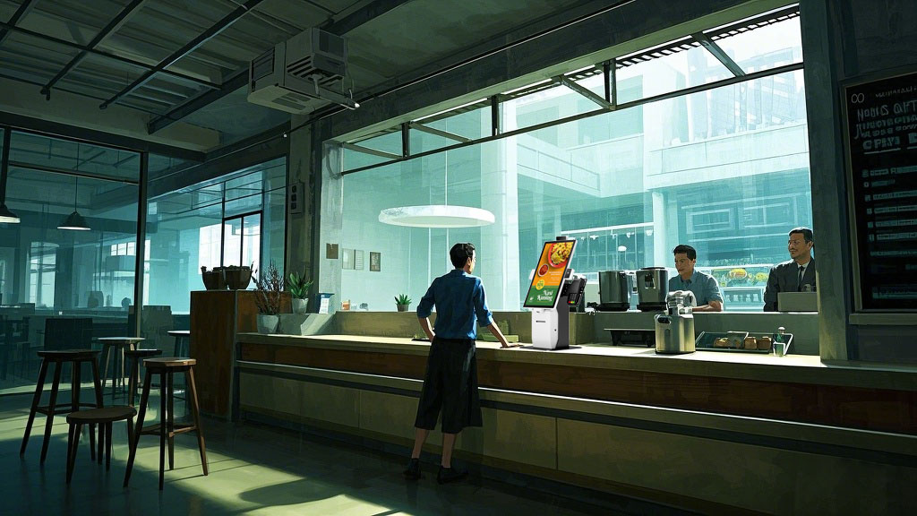 Cafes Self-Service Kiosks Кафе Самообслуживание киоски