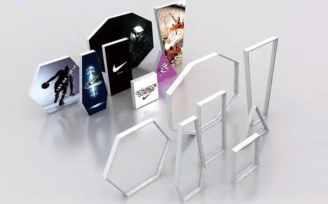 led fabric light box display светодиодный тканевый световой короб