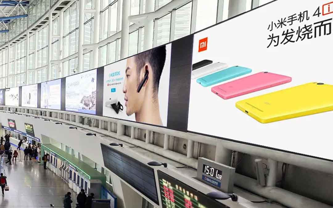 LED Fabric Light box airport Светодиодный тканевый световой короб для аэропорта
