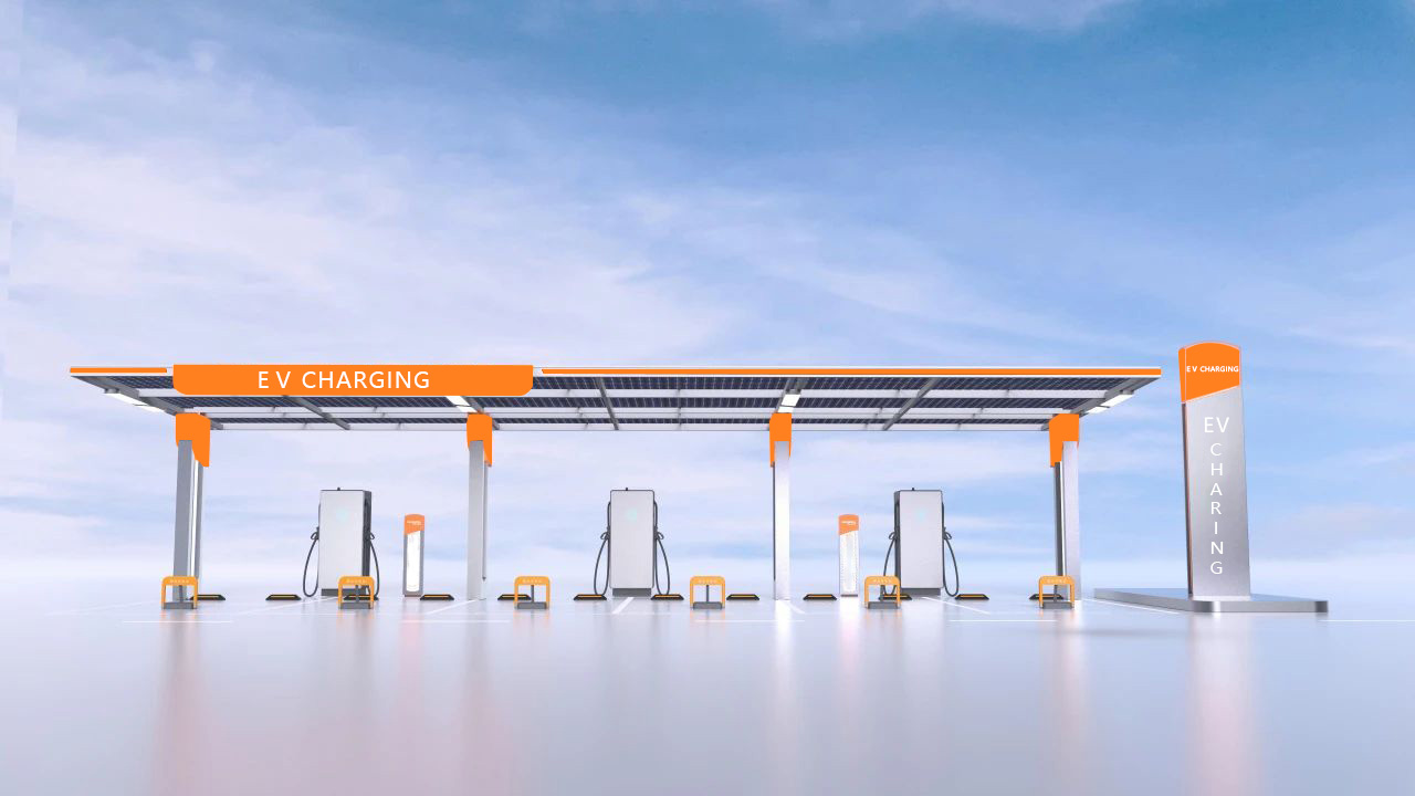 EV Charging Station CANOPY design Зарядная станция для электромобилей, дизайн CANOPY