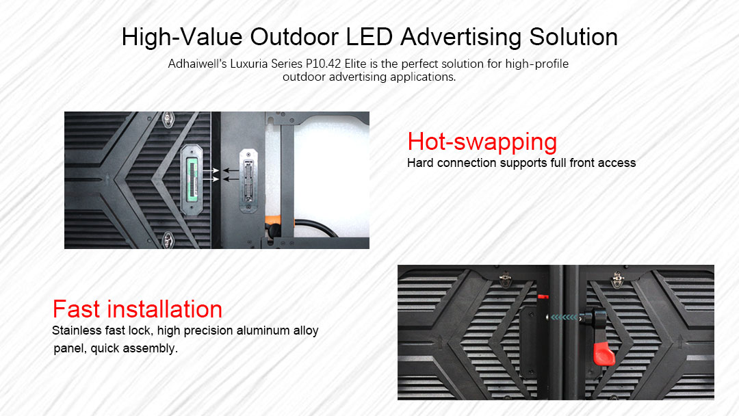 High-Value Outdoor LED Advertising Solution Высококачественное решение для наружной светодиодной рекламы