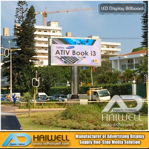 Наружный цифровой светодиодный экран для рекламы Unipole Display Billboard