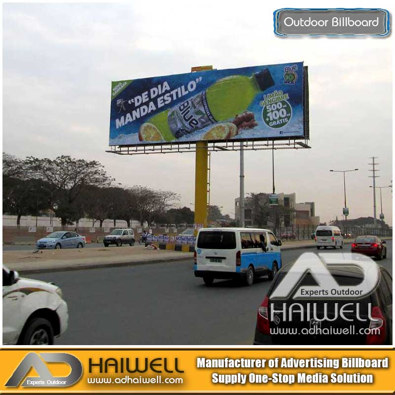 Высококачественная наружная структура дисплея рекламного щита Unipole 18м х 6м