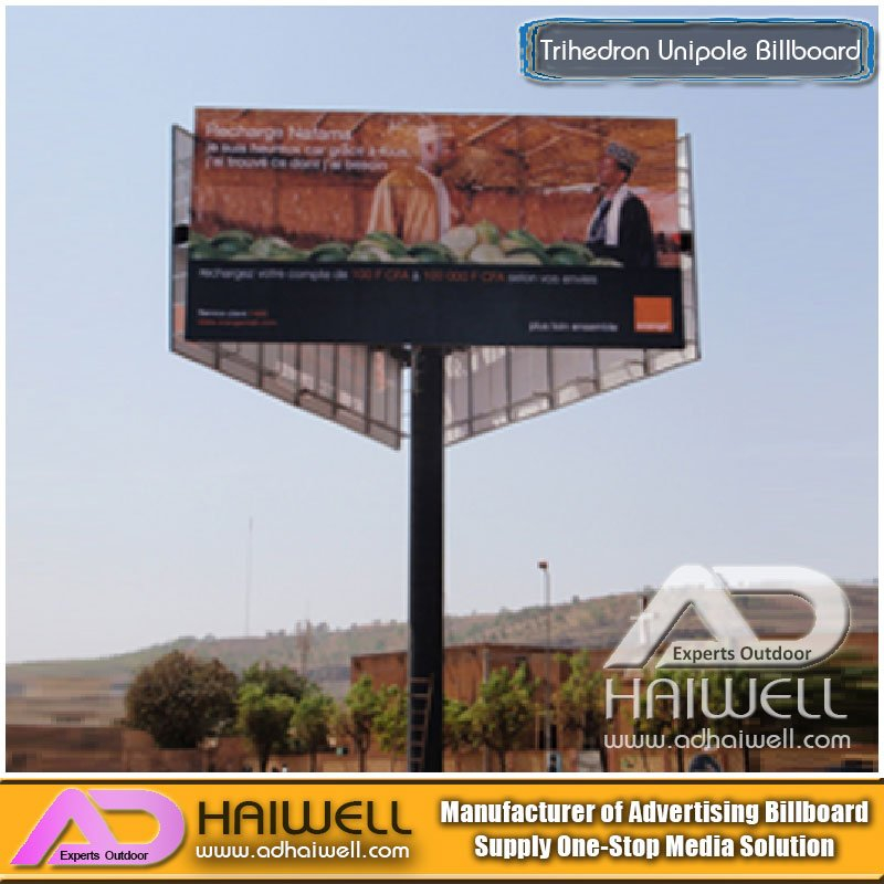 Продажа рекламных щитов High-Way Trihedron Unipole