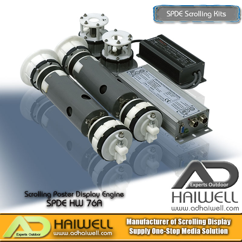Комплекты для прокрутки плакатов SPDE HW 51A/76A/120A