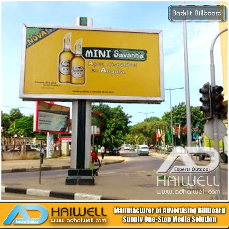 Наружное светодиодное освещение с подсветкой Рекламный щит Структура