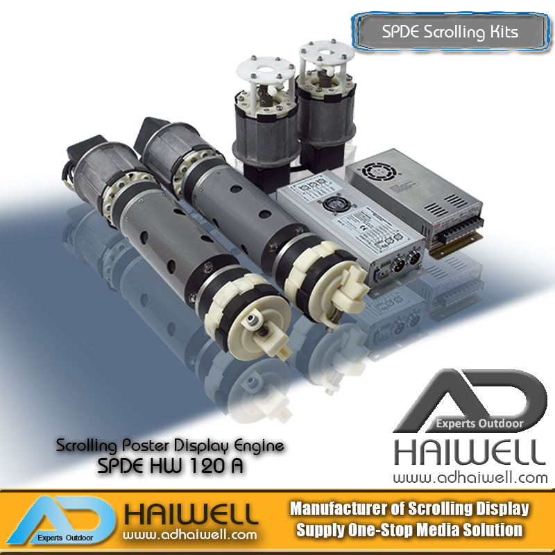 SPDE-HW-120A-Комплекты двигателей для прокрутки плакатов и дисплеев