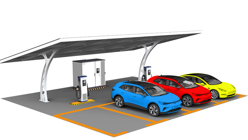 Решение для зарядных станций Solar Canopy EV