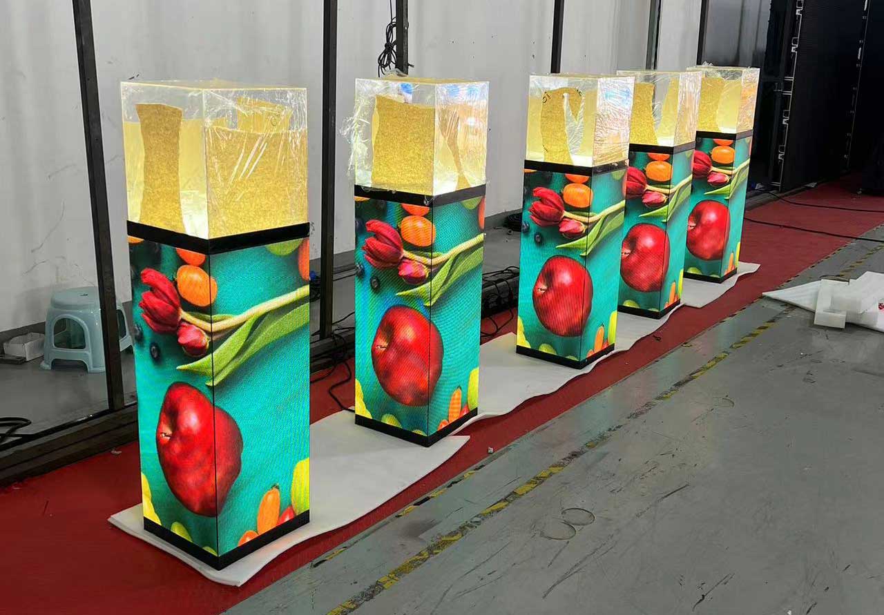 Светодиодные акриловые витрины 3D Vision