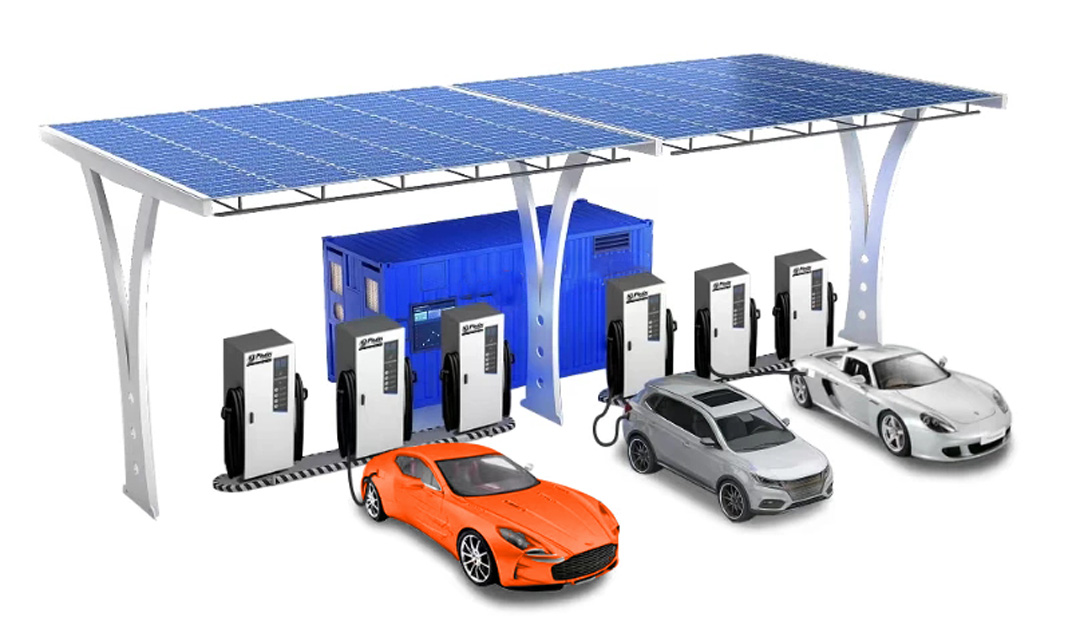 Зарядные станции для электромобилей Solar Canopy