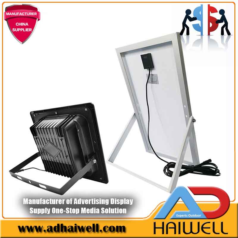 Солнечная система освещения светодиодных прожекторов для рекламных щитов