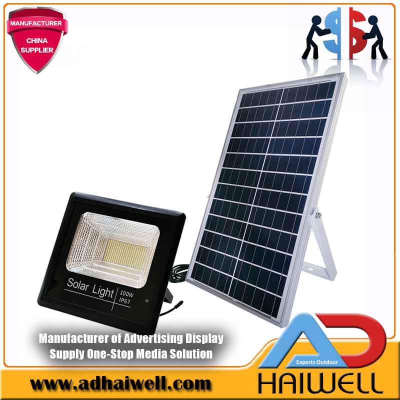 Солнечная система освещения светодиодных прожекторов для рекламных щитов
