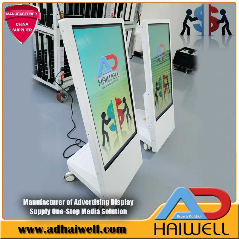 Портативный передвижной ЖК-экран Digital Signage с питанием от батареи