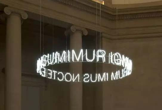 Подвесное неоновое круглое кольцо