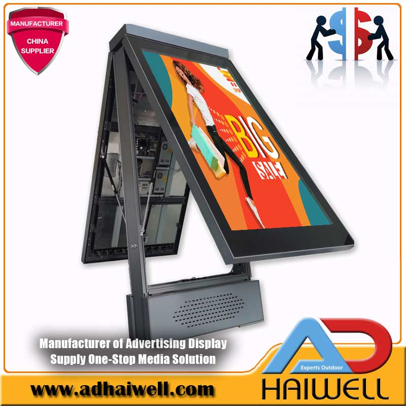 65-дюймовый наружный ЖК-дисплей LCD MUPI Digital Signage с двойным ЖК-дисплеем