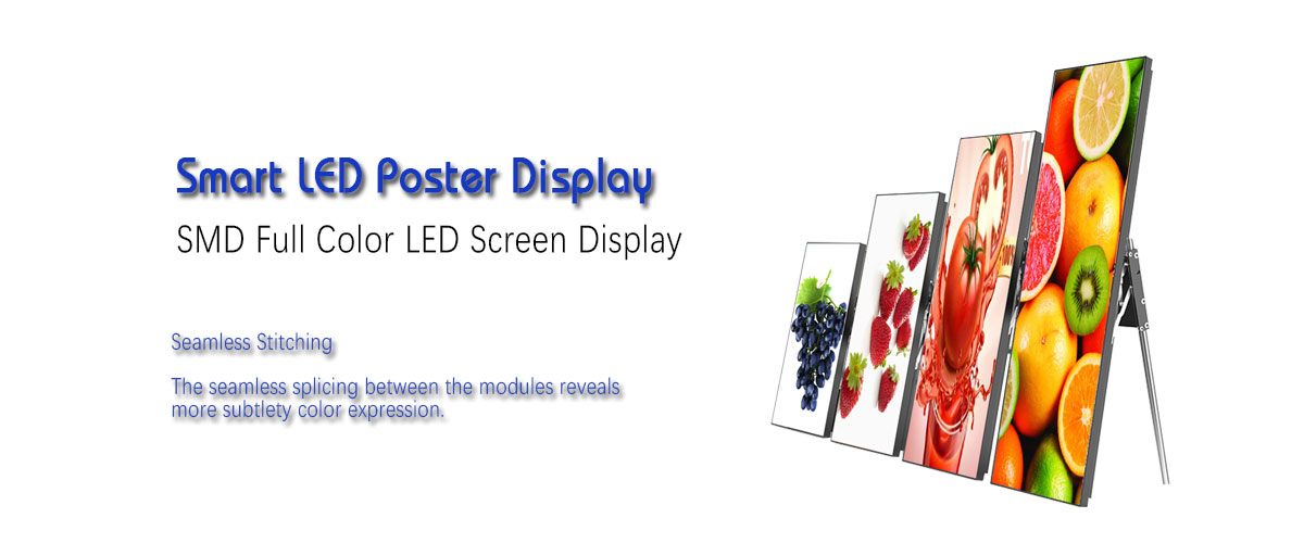 SMD Full Color Smart LED Poster Display SMD полноцветный дисплей с интеллектуальным светодиодом