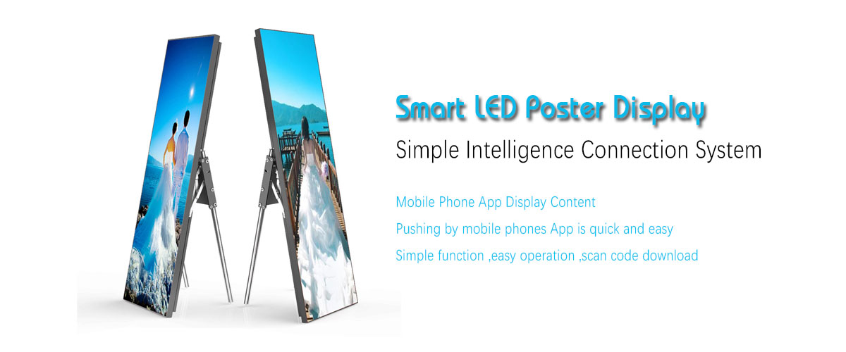 Intelligence Connection System Smart LED Poster Display Интеллектуальная система подключения к системе интеллектуального светодиода дисплей