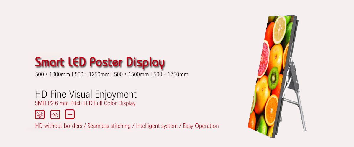 Smart LED Poster Display Дисплей плаката Smart Led