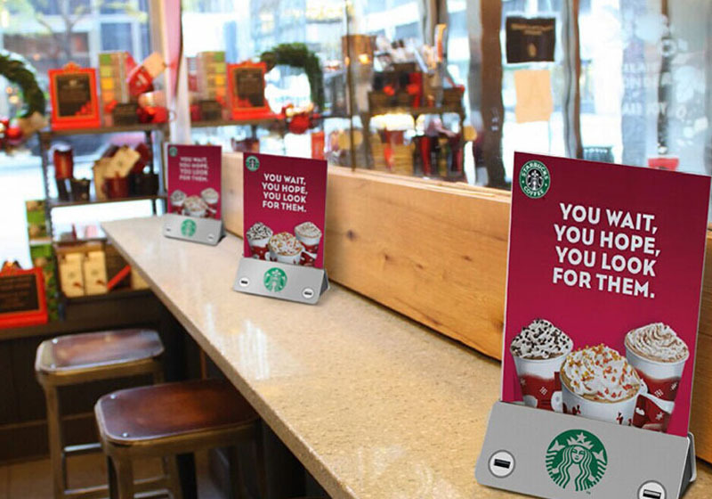 Меню Power Bank для ресторана